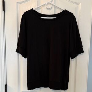 Torrid short sleeve black on black stars